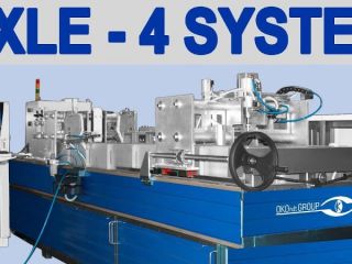 Dispositivo de ensayo ultrasónico no destructivo automatizado de ejes de los vagones ferroviarios durante su producción «AXLE-4»