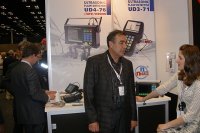 At  OKOndt GROUP's booth, South Africa 2012 - NDT exhibition in Durban