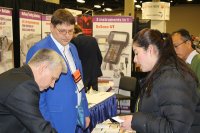 Working with the attendees of the Conference and Exhibition ASNT 2017, Nashville,USA