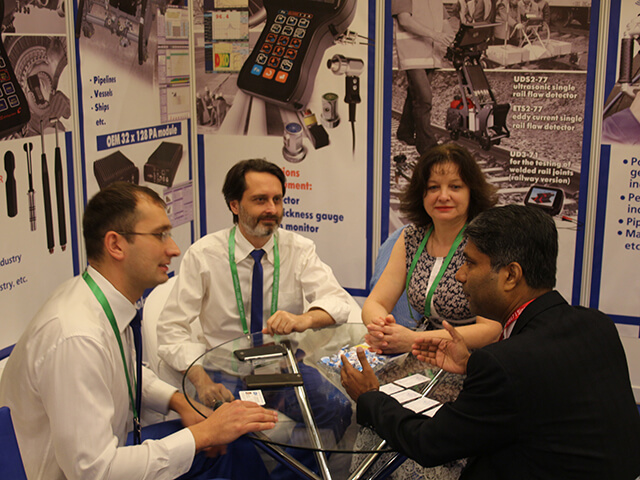 The 15th Asia Pacific Conference NDT (APCNDT) attendees are interested in the equipment produced by OKOndt GROUP