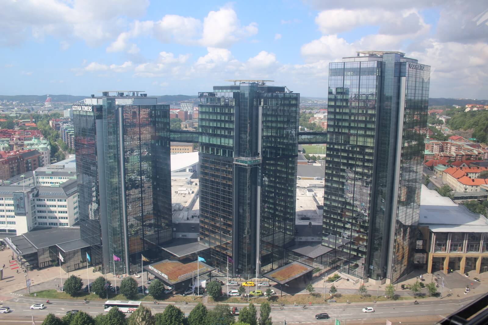 Bird's-eye view of Gothenburg 