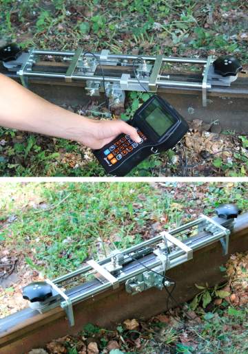 Manual testing of rails and welded rail connections with Sonocon B and USR-01