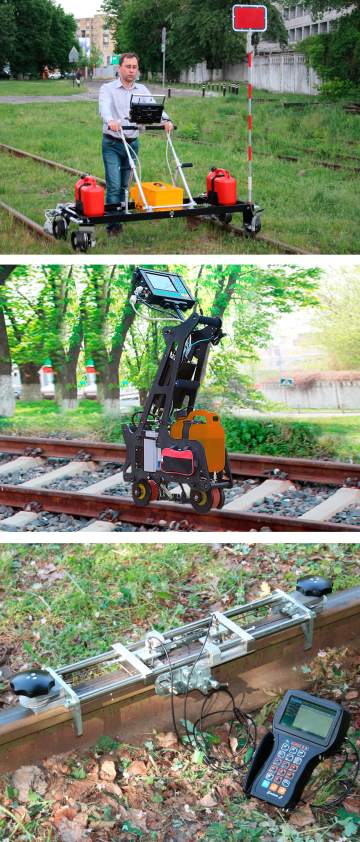 ultrasonic rail testing equipment UDS2-77, UDS2-73 and USR-01