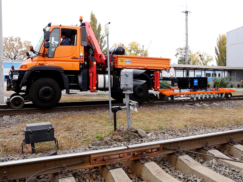 High-speed rails testing system OKOSCAN UT73HS