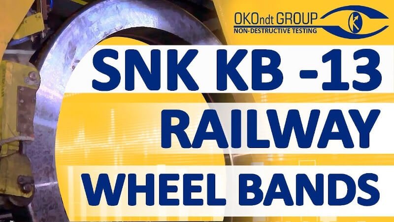 Sistema de la inspección ultrasónica automatizada de calidad de las ruedas y llantas de ferrocarril «SNK KB-13»