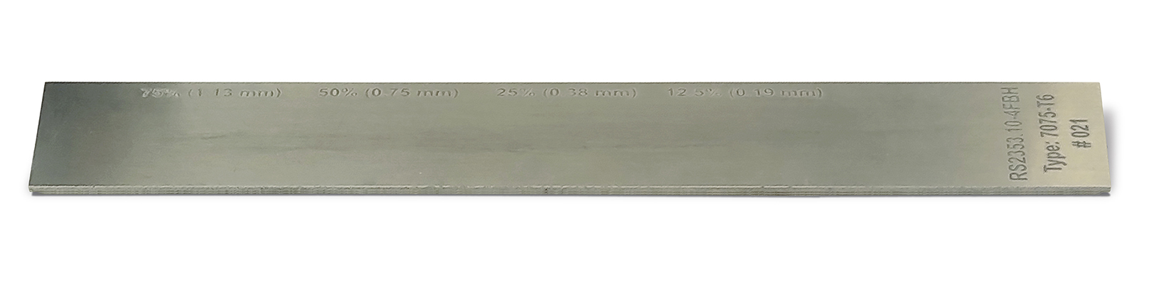 Standard calibration block for subsurface defect detection, made by OKOndt GROUP