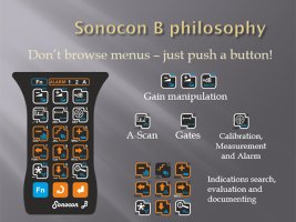 Portable Ultrasonic Flaw Detector Sonocon B Version «Thickness Gauge +»